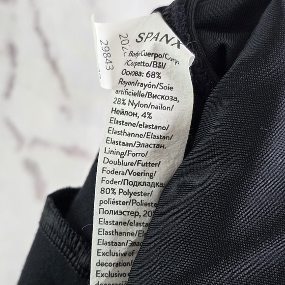 Spanx Pants Womens XL Black White Ankle Piped Skinny Ponte Crop High Rise Zip - Picture 4 of 12